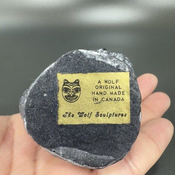 A Wolf Original The Wolf Sculptures Hand Made Soapstone Bear Cubs Figure Canada - Picture 5 of 12